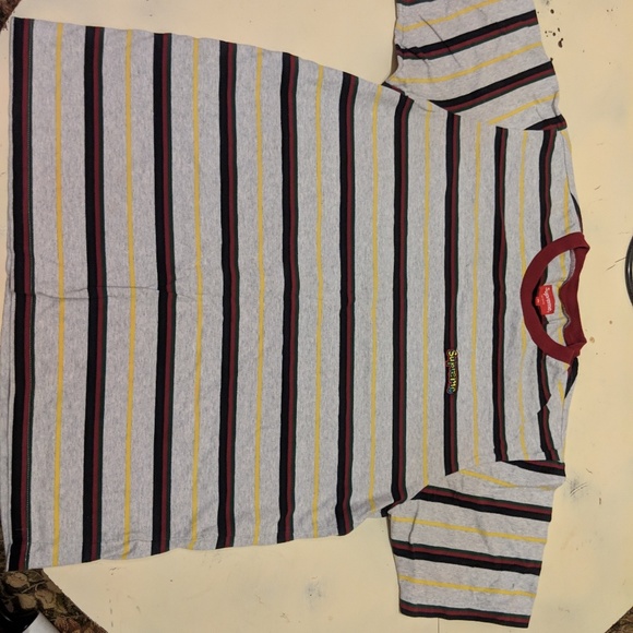 Supreme Striped Gonz Tee size XL - Picture 2 of 4